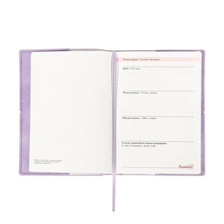 Diary DATIR 2025 A6+ 176l Escalada, Soft Okvl, Single Leather, TIS F, KR BL 70g/M2, Sire-I-11