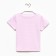 Baby Basic Line Strip T-shirt, r.30 (98-104 cm), pink/white