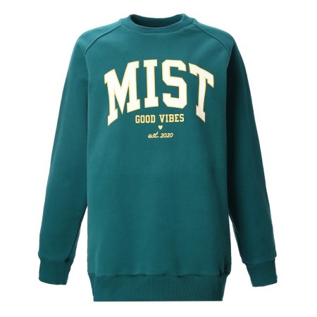 Women's sweatshirt MIST Old School size 44, green color-5