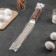A blade-tank with a wooden handle, curved, 41 cm, working part 29.5 cm