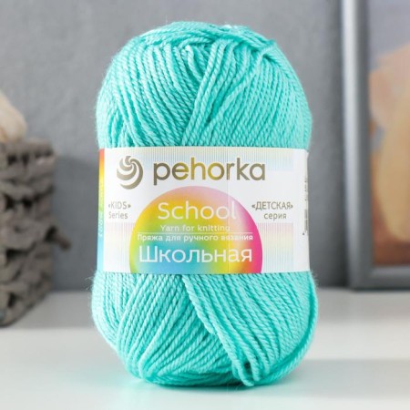 School yarn 100% acrylic 150m/50g (581 St. Emerald)