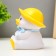Nightlight "duckling" LED from batteries yellow 7x8.5x11 cm Risalux