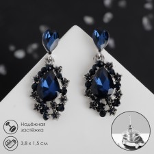 Earrings with rhinestones 