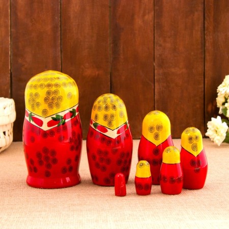 Matryoshka "Semenovskaya", 7 and puppet, the highest category-9