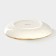Plate of a porcelain deep shade Organic Gold, 670 ml, d = 21.5 cm, white color