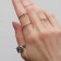 Ring set 5 pieces "perfect fingers" elegance, white color in silver