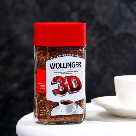Wollinger 3D coffee is soluble, 95 g