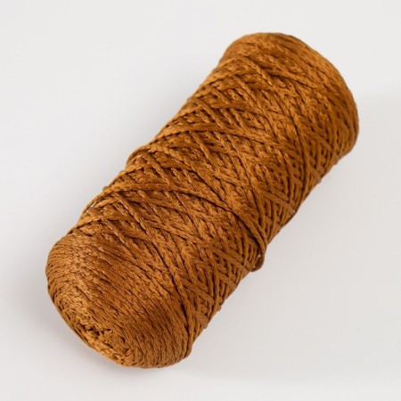 Knitting cord 100% polyester 1mm 200m/75 ± 10g (10-Bronza)-1