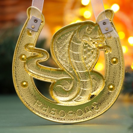 New Year. Souvenir-sloping “Health Snake”, Green, Emal, Rhil-1