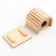 Wooden rodent house, 11 x 10 x 9 cm