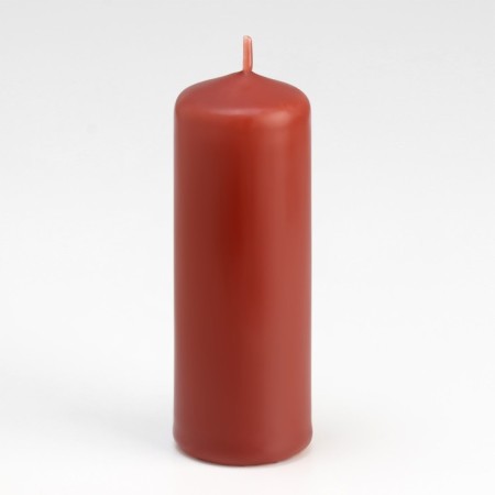 Candle - cylinder, 4 × 12 cm, 15 hours, chestnut