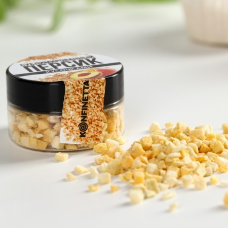 Sublimated peach slices for cupcakes and chocolate, 5 g.-4