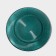 Black dining plate "Emerald", d = 27 cm, turquoise color with silver chasing