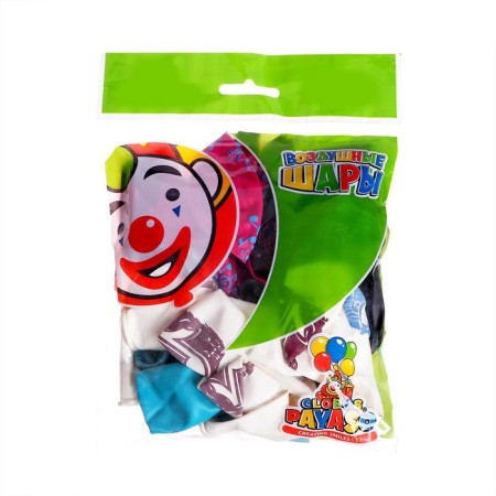 Shar Latex 12 "Notes", pastel, set 25 pcs., Mix-1