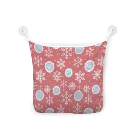 Organizer in a bath on suction cups "Festive air", for storing toys and trifles, size 33x39 cm-2