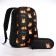 School backpack with the Penal "Corgi", 42x28x13 cm, black color