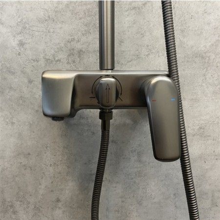 Comforty FF074R-CGT shower system, graphite color-2