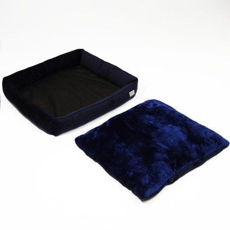 Lynchik for cats and dogs velor Pet Lab, 70 x 65 x 15 cm, blue-1