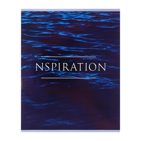 Notebook of 48 sheets in Calligrata "Inspiration", cover coated cardboard, uf-lak, block offset, mix-5