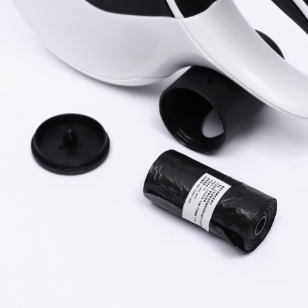 Diil roulette, 8 m, up to 50 kg, tape, rubberized pen, white with black-6