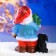 New Year's figure "Santa Claus with a Christmas tree" with sparkles 37cm