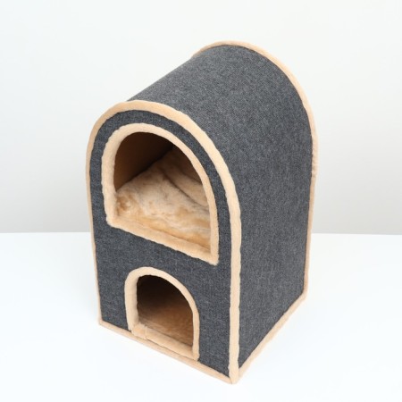 Harfield cat house, 43 x 41 x 72 cm, carpet-2