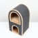 Harfield cat house, 43 x 41 x 72 cm, carpet
