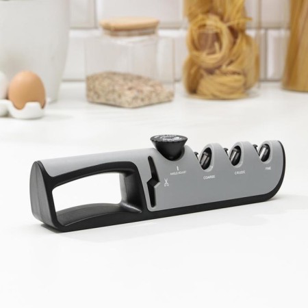 Hi-Tech sharpener, 4 in 1, with a sharpening angle regulator, mix color