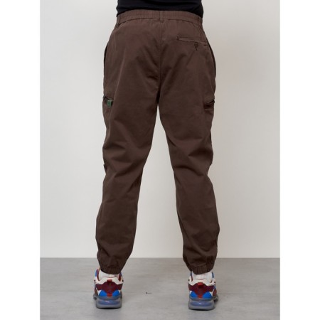 Cargo jeans men, size 46-48, brown color-7