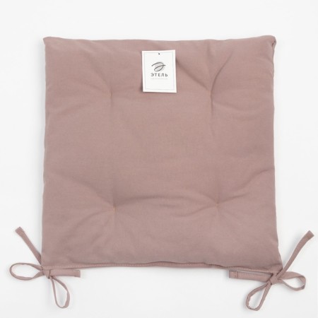 Siddle on the chair Ethel Kitchen 42x42 cm, lilac color, 100% cotton, sarzha 220 g/m2-6