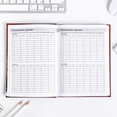 Diary “Teacher: Teacher Diary”, firm cover cardboard 7BC, A5 format, 160 sheets-4