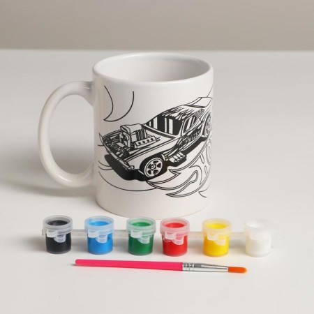 Mug for the painting "Hot VILS" (paints, brush)-2