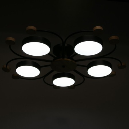 Causteen 1314/5bk LED 120W 3000-6000K Black 90x90x15 cm Bayerlux-3