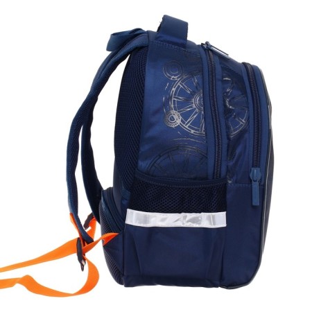 School backpack 38.5 x 26 x 17 cm, ergonomic back, Hatber Primary School "Scooter" NRK_74065-4