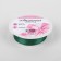 Satin ribbon, 3 mm × 45 ± 1 m, color of the green-sea