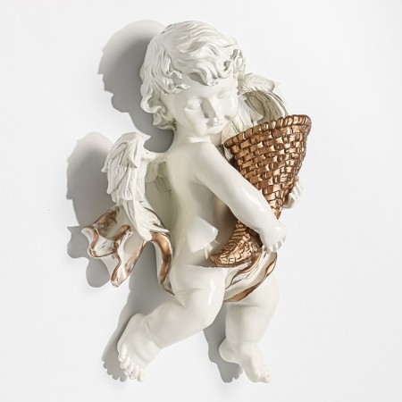 Nastennaya decor "Angel with a mug", 39 x 28 cm, right-3