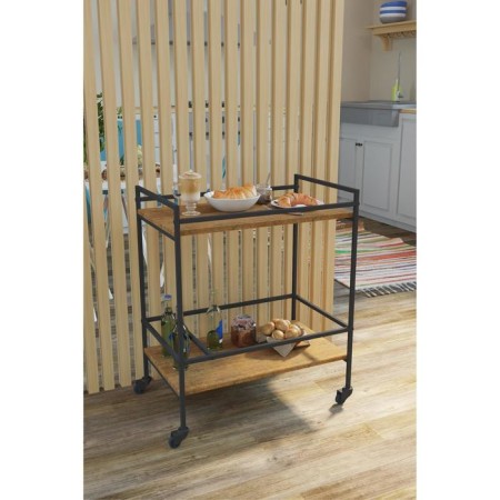 Serving table "Speech", 680 × 430 × 820 mm, American oak color-2