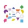 Board-heading game "Funny hexagons", 5+