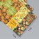 Stick Paper "Citrus New Year" 3x9 cm sheet 10x10 cm