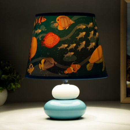 Board Lamp "Sea World" E14 15W blue and white Risalux-2
