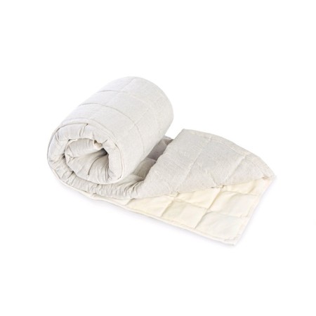 The blanket is weighed down, size 90 × 120 cm, buckwheat, luson/fleece-1