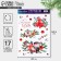 Vinyl stickers on the windows "Bullfins", reusable, 20 x 34.5 cm, New Year