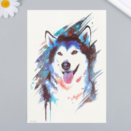 Tattoo on the body color "Husky" 21x14.8 cm