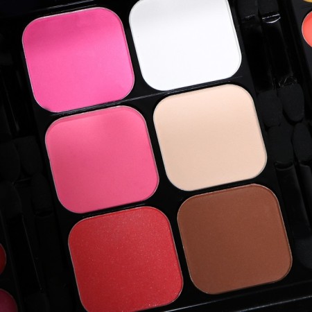 Professional set for makeup (eyelid shadows, lip gloss, blush, correctors)-4