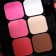 Professional set for makeup (eyelid shadows, lip gloss, blush, correctors)