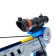 Sports crossbow, shoots with suction cups, with a laser sight, works from batteries