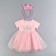 Carnival set "Stylish Princess": A rim, a pink dress with a crown, height 98-104 cm