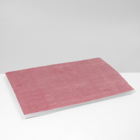 Standing for rings 100 seats, phlock, 35 × 24 × 3 cm, pink color-1