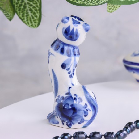 Souvenir "Cat Maroussia", Gzhel-2