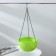 Plastic puff for flowers suspended with an internal pallet, 2.7 l, color mix